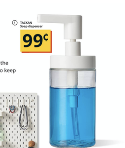 TACKAN Soap dispenser. $0.99