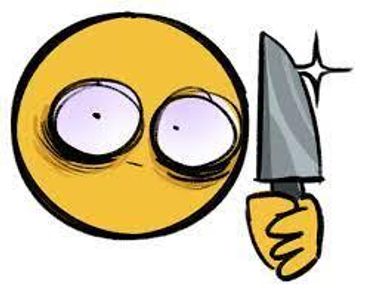 Y/n: Your both Horny f**kers- Me: What did you say?.. *grabs knife* Offenderman:*Giggles* Now Now M~ (Me towards you)