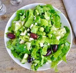 Smoothie and salad