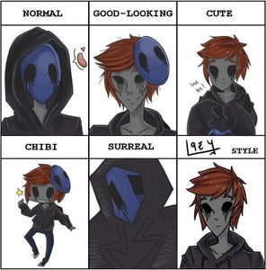 "Who's there?" you called. No answer. "Hello?" you called again. "Hello." a voice spoke, making you jump. You relaxed after a second and said, "Who are you?"  "Eyeless Jack is what they call me." They said. Hold up a second... You were trapped in a cell for about 24 hours... With the one and only Eyeless Jack?! Oh what a glorious day to be alive! You ran over to his corner and sorta just... Hugged 'im.