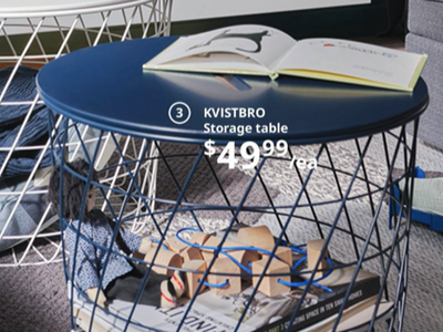 KVISTBRO Storage table. $49.99