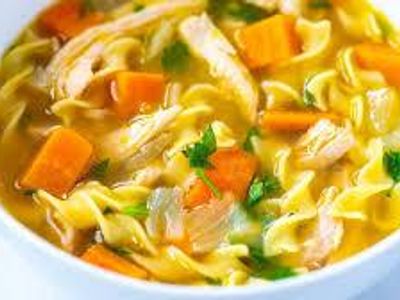 Plain Chicken noddle soup