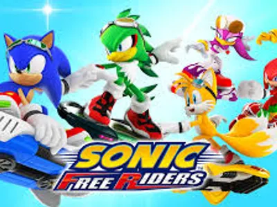 #1 Sonic Free Riders. #1 Sonic Free Riders.