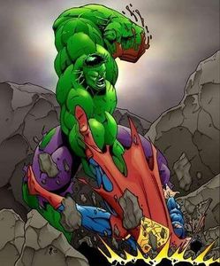 Hulk Defeats Superman