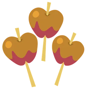 Caramel apple has a bad day. Caramel apple has a bad day.