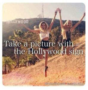 Take a picture with the Hollywood sign!