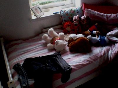 What my bed was like before the bed step!!!