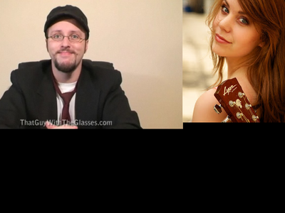 "Nostalgia Critic and Rachel Tietz"