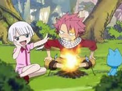 Lisanna annoys Natsu.