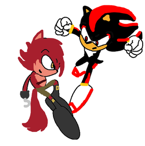 Foxy vs Shadow.