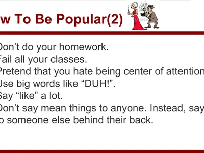 How To Be Popular(2) How To Be Popular(2)