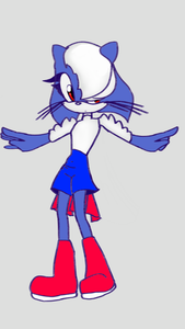 Made a sonic character based off the Russian flag