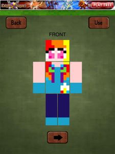 Front of my rainbowdash skin.