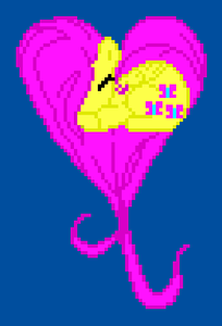 Fluttershy pixel art I did