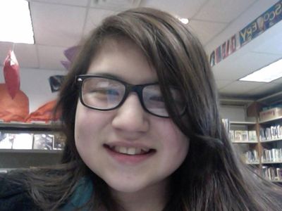 Got bored in school earilier so I took a selfie.....those aren't my glasses