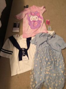 the image is blurry but my haul