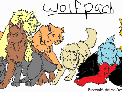 okay..i guess this would be a wolf pack..*shrug*Name all the characters :3