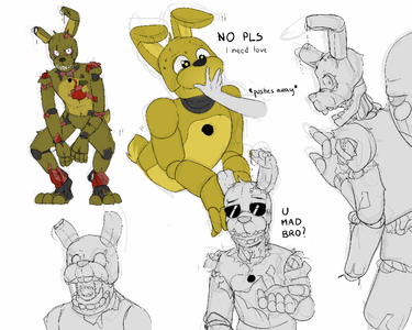 Spring bonnie/Springtrap!!!