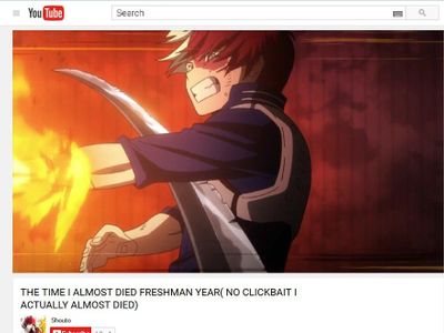 Todoroki's youtube??