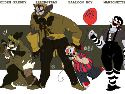 i dont like fnaf, but this adaption someone made on tumblr is /very/ fitting, unlike most AUs