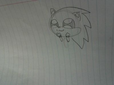 SONIC KAWAII!(i drew this)