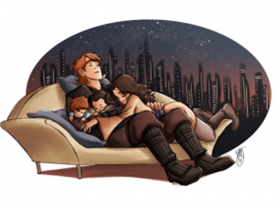 cute Skywalker family picture