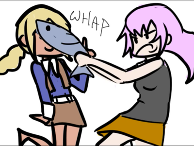 Luka used FISH SLAP! It's super effective!