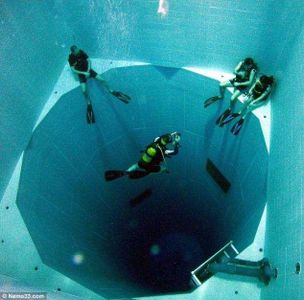 World's deepest swimming pool