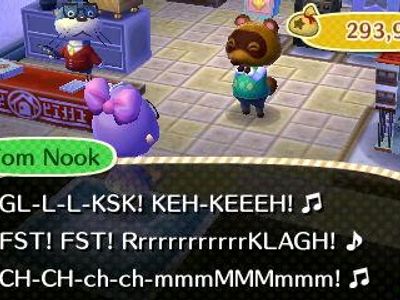 Tom Nook sang a song for me and these are the lyrics