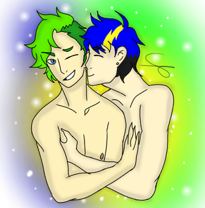 Galaxy x Richard ( Gayness. And more shirtless guys. :^> )