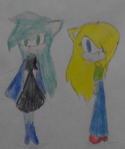 Casey and Sammy AGAIN! But I didnt draw it