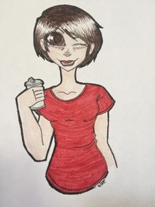 I drew Meiko : )