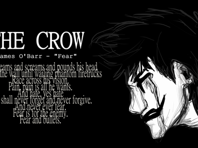 While I was gone I got super obsessed with The Crow again