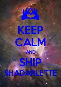 Anyone who is a Shadarlette fan, star this