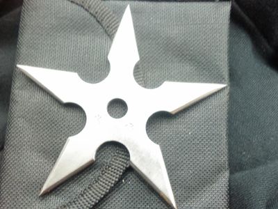 Hahaha gotta shuriken!!!!!! Naruto style for sure!!!! XD PLUS IT'S REAL!!!!!!!!!!!!!!!!