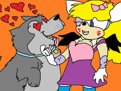 Wolfie and Brandy