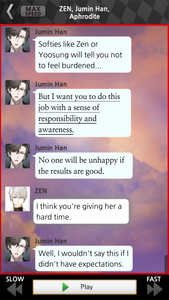 Jumin, I'm NOT your employee!