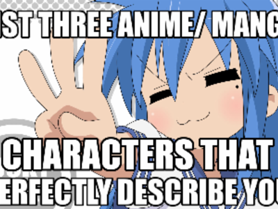 kirito, America, and Monkey D. Loofy (that's how its spelled, right?)