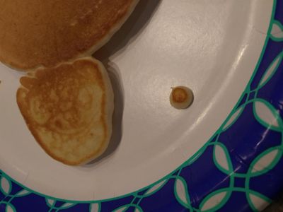 Worlds smallest pan cake