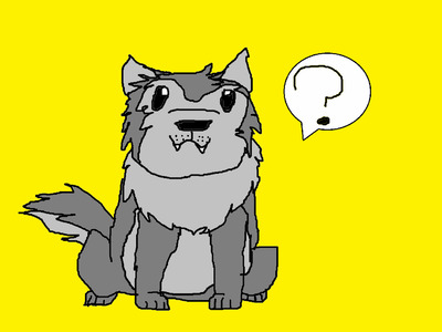 Wolfie as a pokemon. (Pokepup or AKA Pokewolf) He's only a starter.