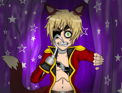 England from Hetalia as FNaF Foxy. I regret nothing xD