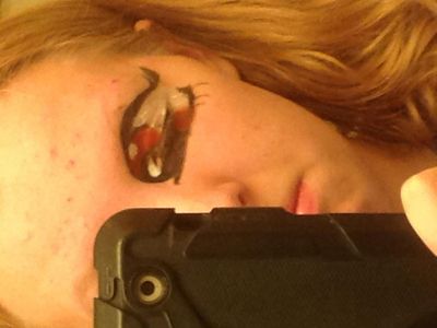 Anime eye for holloween ?