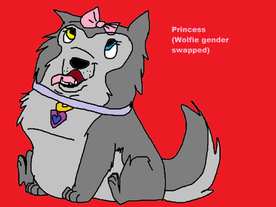 Gender swapped Wolfie