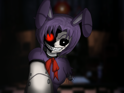 FNaF 2 Old Bonnie!Rena - Death Screen