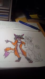 finishing this going to kill me!!!!!!!!!! Also now you see de fully updated FoxyFox Kota!! Yay!!!