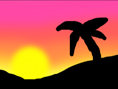 I drew a sunset