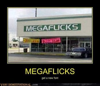 Fegaflicks should use a diffrent font.