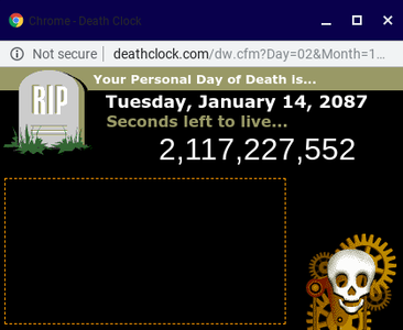 i forgot that i had my death clock up..0.0