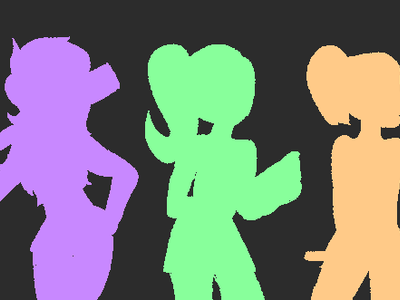 Take a guess who's silhouettes these are owo