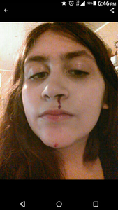 Look at my awesome fake blood